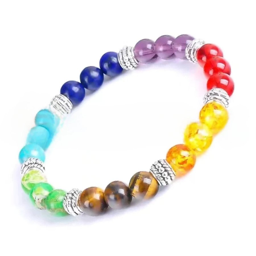 Circular 7 Chakra Stones Bracelet-Buddhism & Truths