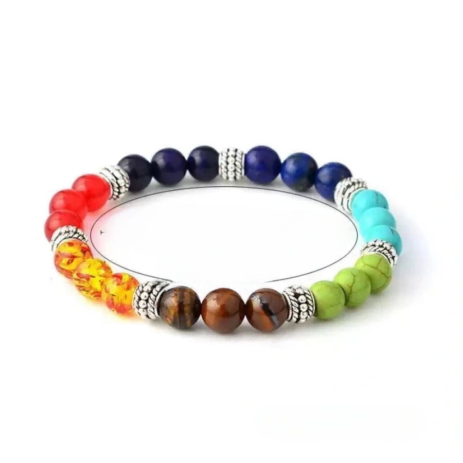 Circular 7 Chakra Stones Bracelet-Buddhism & Truths