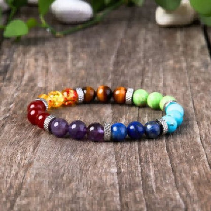 Circular 7 Chakra Stones Bracelet-Buddhism & Truths