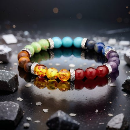 Circular 7 Chakra Stones Bracelet-Buddhism & Truths