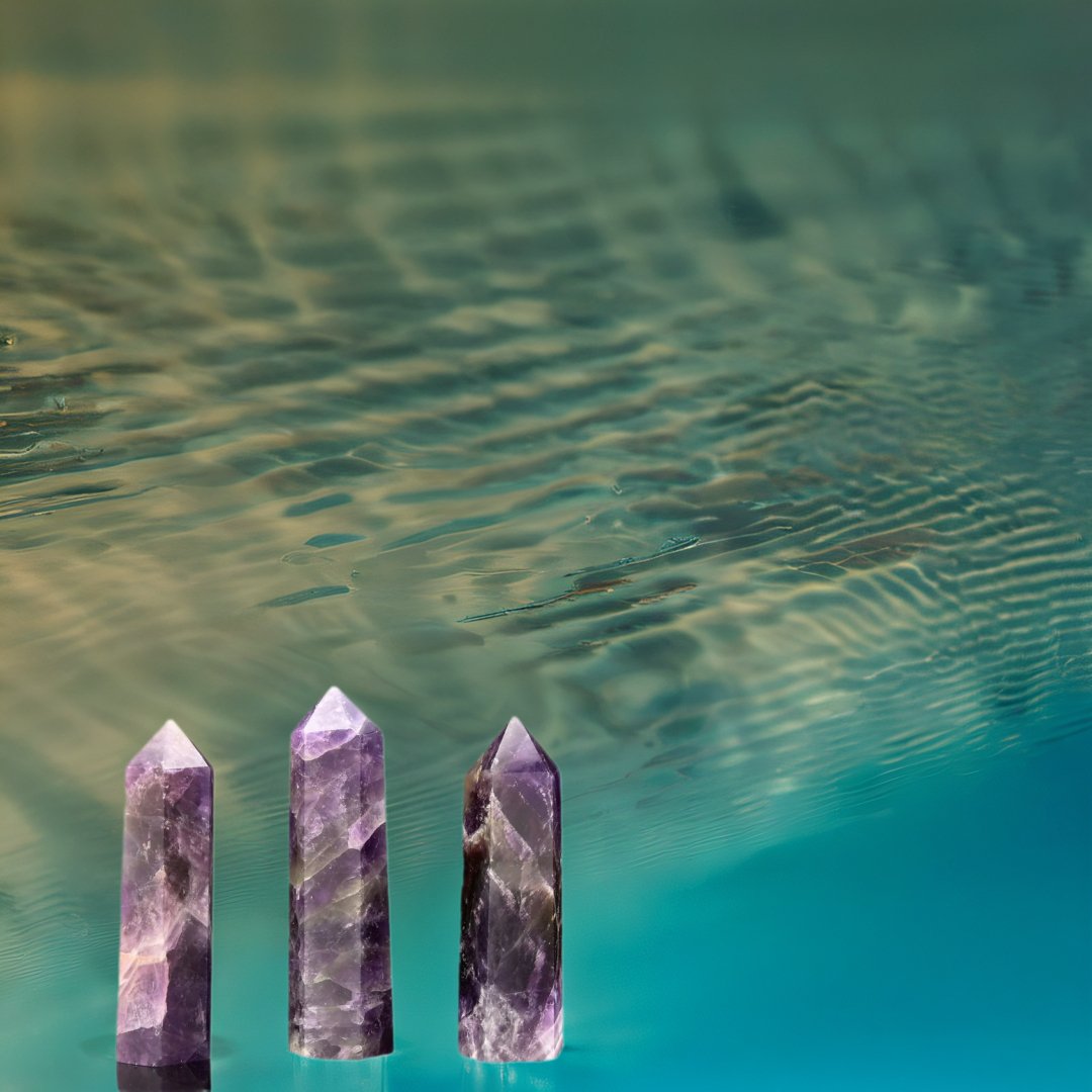 Amethyst Crystal Wand -  Chakra Healing-Buddhism & Truths