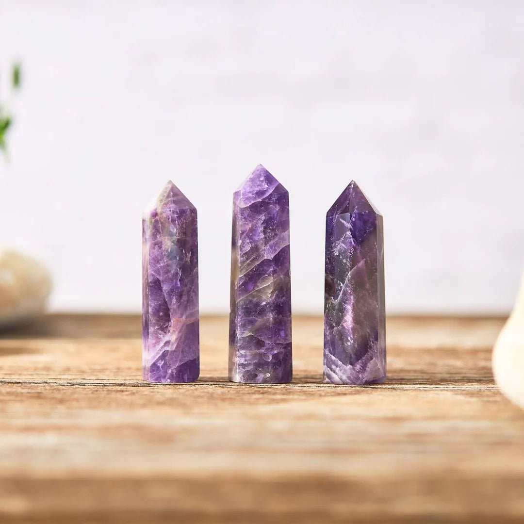 Amethyst Crystal Wand -  Chakra Healing-Buddhism & Truths