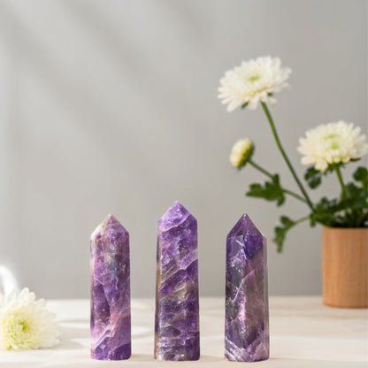 Amethyst Crystal Wand -  Chakra Healing-Buddhism & Truths