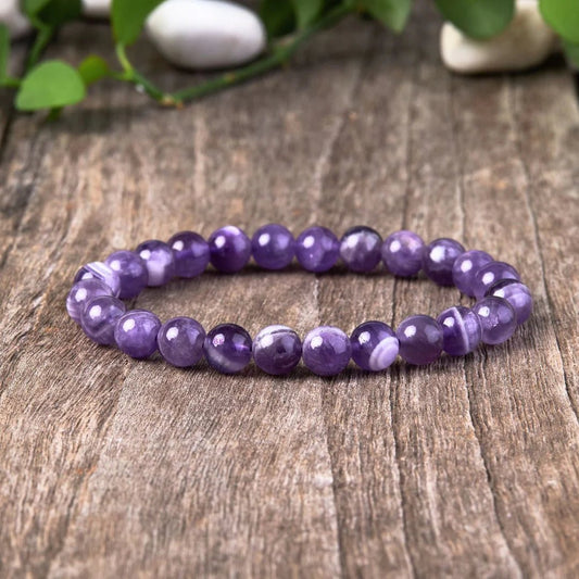 Amethyst Purifying Bracelet - Balancing & Good Luck-Buddhism & Truths