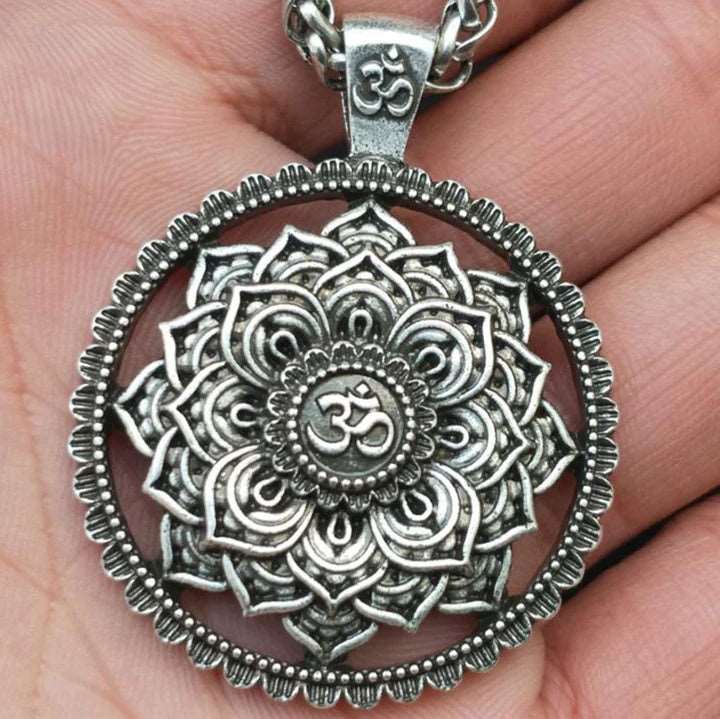 Lotus Mandala Necklace - Balance & Wisdom-Buddhism & Truths