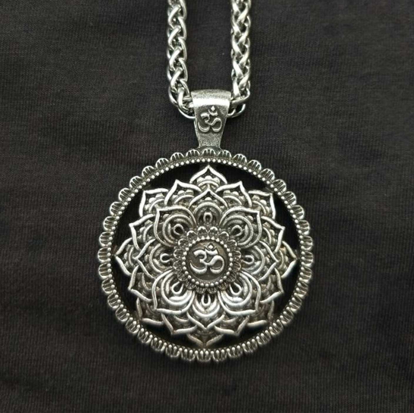 Lotus Mandala Necklace - Balance & Wisdom-Buddhism & Truths