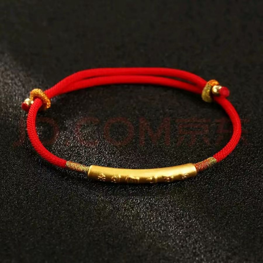 Tibetan Red String Bracelet - Buddhist Lucky Charm-Bless-Buddhism & Truths