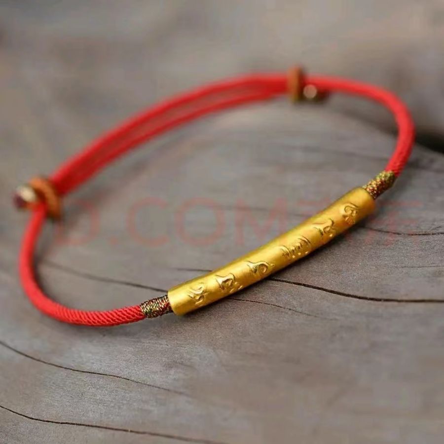 Tibetan Red String Bracelet - Buddhist Lucky Charm-Bless-Buddhism & Truths